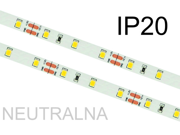 Taśma LED Neutralna IP20 12V 4000K